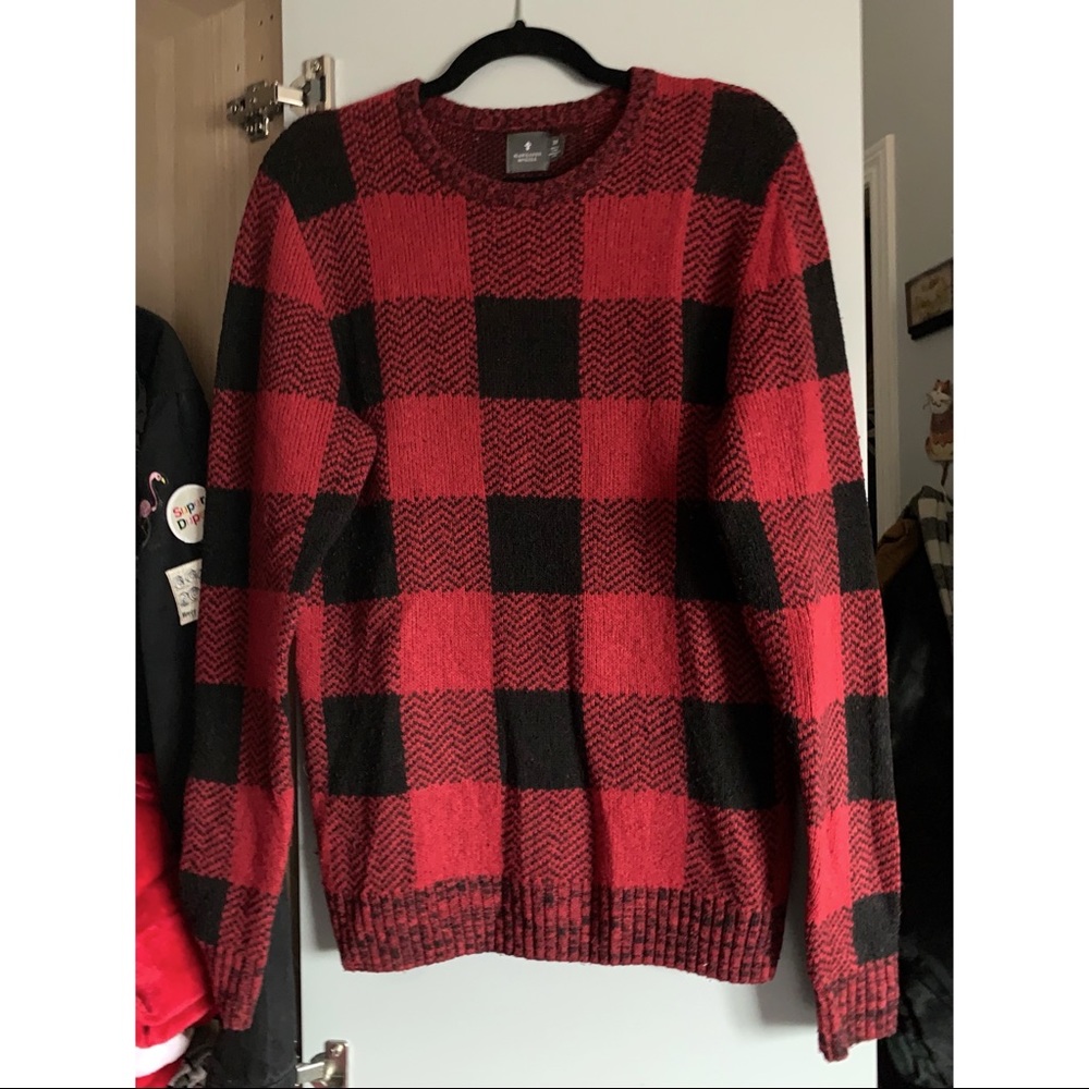 HAWKINGS MCGILL Buffalo check sweater